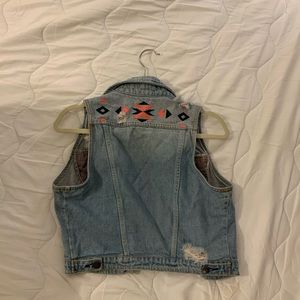 Denim vest
